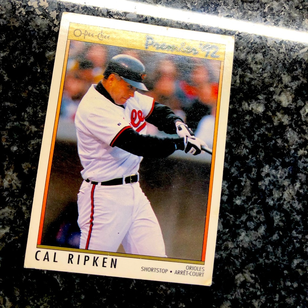 Cal Ripken 1992 #137 O Pee Chee Premier rare collectible baseball card!!